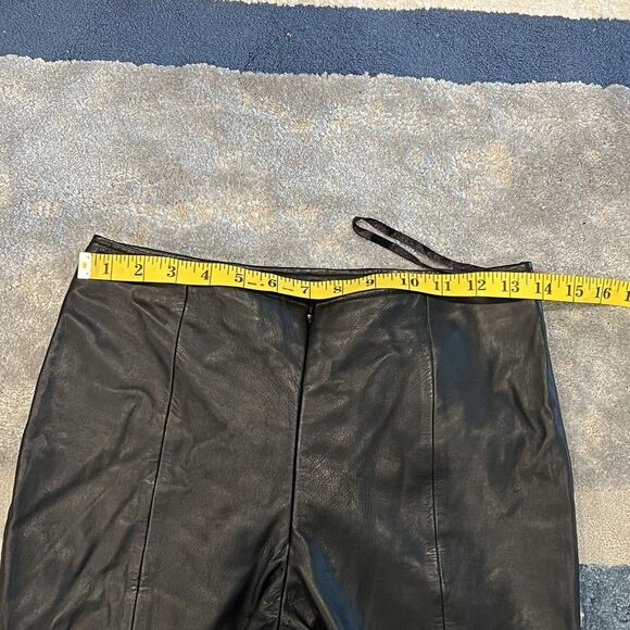 Cache leather pants womens size 6 vintage high waist - Picture 8 of 11
